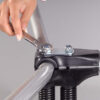 Zilver stoepbord op statief waterdicht